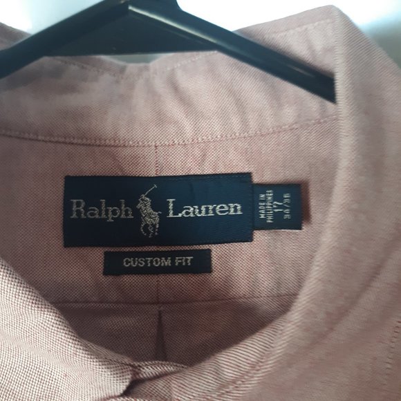 Ralph Lauren Button up Long Sleeve Custom Fit Mens - Picture 6 of 10
